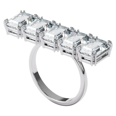 Swarovski Masivní třpytivý prsten s krystaly Millenia 5610730 52 mm