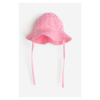 H & M - Letní klobouček's madeirou - růžová