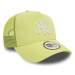 kšiltovka New Era 9Forty E-Frame League Essential NY Yankees Pastel Green Adjustable trucker cap