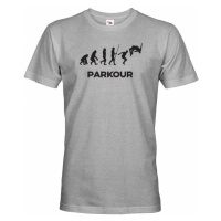 Pánské tričko - Parkour evoluce