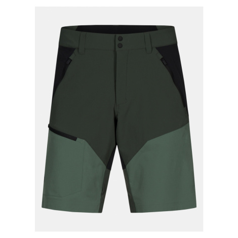 Šortky Peak Performance M Light Soft Shell Carbon Shorts - Zelená