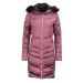ALPINE PRO ASHURA Dámský zimní kabát, růžová, velikost