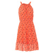 Bonprix BODYFLIRT síťované šaty se vzorem Barva: Oranžová, Mezinárodní