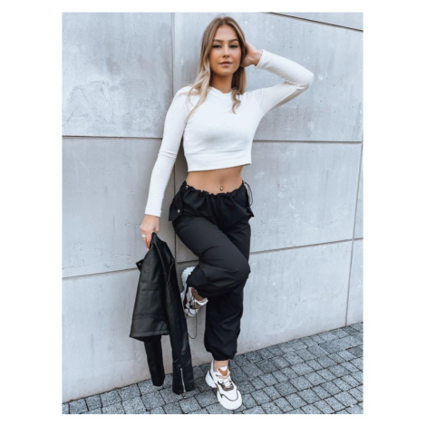 Dámské černé parašutistické kalhoty DStreet