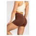 Gym Glamour Kraťásky Basic Brown Barva: Hnědá