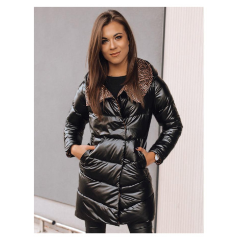 Černá oboustranná dámská bunda DStreet