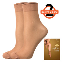 Lady B Nylon 20 Den Silonové ponožky - 6x2 páry BM000000615800100207 golden UNI