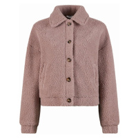 Urban Classics / Ladies Short Sherpa Button Jacket duskrose