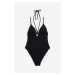 H & M - Plavky's vyztuženými košíčky - černá
