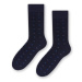 Steven 056 222 vzor tmavě modré Pánské oblekové ponožky