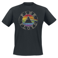 Pink Floyd Logo Rainbow Tričko černá