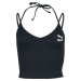 Puma Classics Ribbed Crop Top Dámský top černá