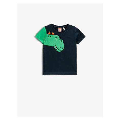 Koton Tričko s krátkým rukávem a potiskem dinosaura Bavlna