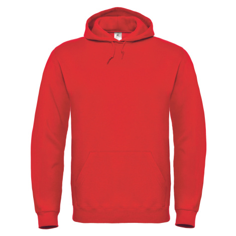 B&amp;C Unisex mikina přes hlavu WUI21 Red B&C