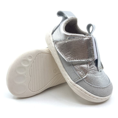 Barefoot capáčky Pegres SBF 64 stříbrná