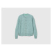 Benetton, Cardigan In Pure Shetland Wool