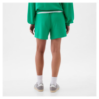 Šortky GAP French Terry Logo Boyfriend Shorts Simply Green 17-5936