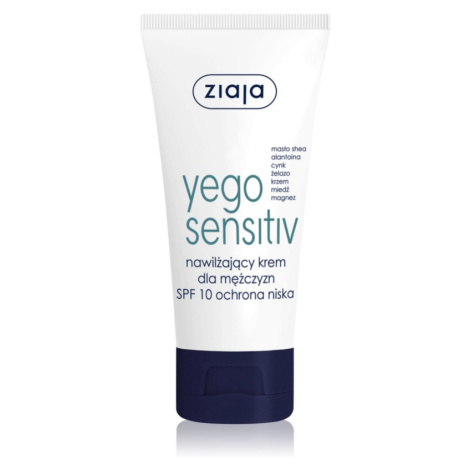 Ziaja Yego Sensitiv zklidňující a hydratační krém pro muže SPF 10 50 ml