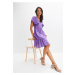 Bonprix BODYFLIRT šaty s volánky Barva: Fialová, Mezinárodní