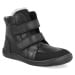 Barefoot dětské zimní boty Baby Bare - Febo Winter Black Asfaltico černé