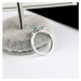 OLIVIE Stříbrný prsten SNĚHOVÁ VLOČKA 7100