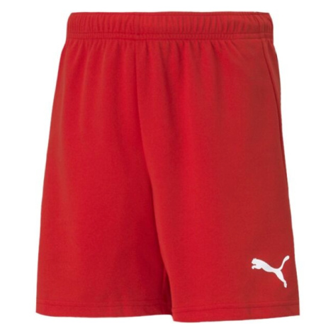 Puma TEAMRISE SHORTS Juniorské šortky, červená, velikost