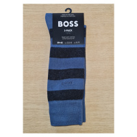 PÁNSKÉ PONOŽKY BOSS 50467712 2PACK Modrá