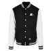 Starter College Fleece Jacket - black/white