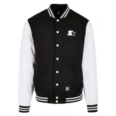 Starter College Fleece Jacket - black/white
