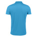 SOĽS Performer Men Pánské funkční polo triko SL01180 Aqua