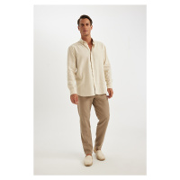 DEFACTO Relax Fit Straight Leg Cotton Trousers