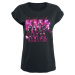 Kiss Alive Pink Glitter Dámské tričko černá