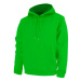 Nath Unisex mikina s kapucí NH421 Apple Green Fluor