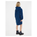 Modré holčičí mikinové šaty s kapucí Tommy Hilfiger