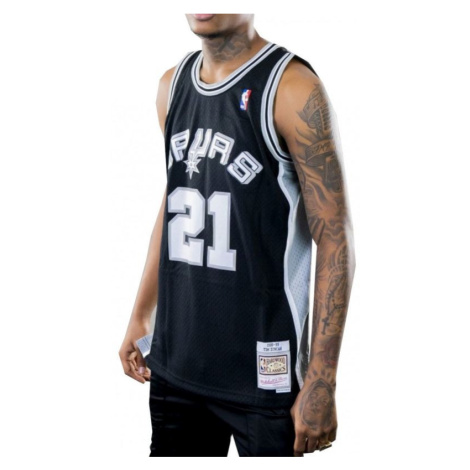 Mitchell & Ness NBA Swingman San Antonio Spurs Tim Duncan dres SMJYGS18208-SASBLCK98TDU pánské