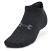 Under Armour ESSENTIAL NO SHOW 3PK Unisex ponožky, černá, velikost