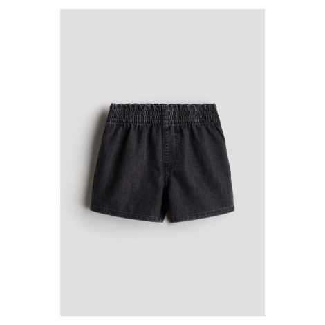 H & M - Džínové šortky Loose Fit - černá H&M