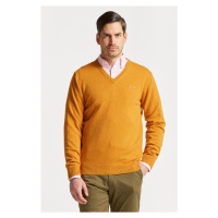 SVETR GANT SUPERFINE LAMBSWOOL V-NECK oranžová