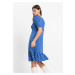Bonprix BODYFLIRT žerzejové šaty s potiskem Barva: Modrá, Mezinárodní