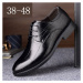 Šnurovacie topánky elegantné oxfordky business vzorovaná koža
