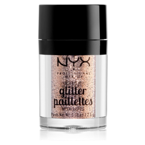 NYX Professional Makeup Glitter Goals metalické třpytky na obličej a tělo odstín 04 Goldstone 2.