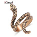 Texturovaný prsten ve tvaru hada
