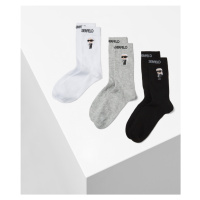 Ponožky 3-pack karl lagerfeld k/ikonik 2.0 socks 3 pack různobarevná