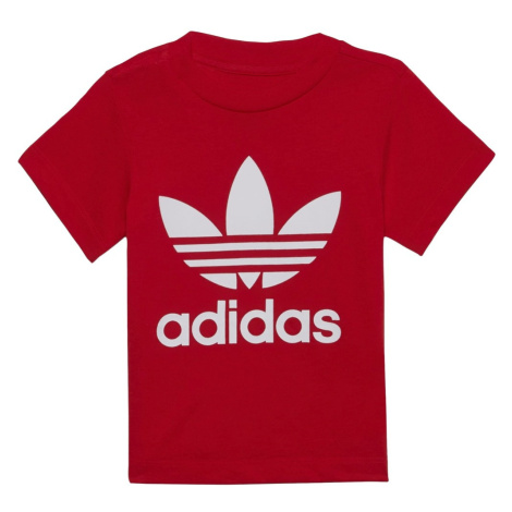 Adidas TREFOIL TEE Červená