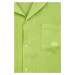 Košile la martina man shirt s/s light linen zelená