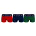 boxerky střední 3-pack Tommy Hilfiger - Premium essentials Man desert sky/terrain/primary red