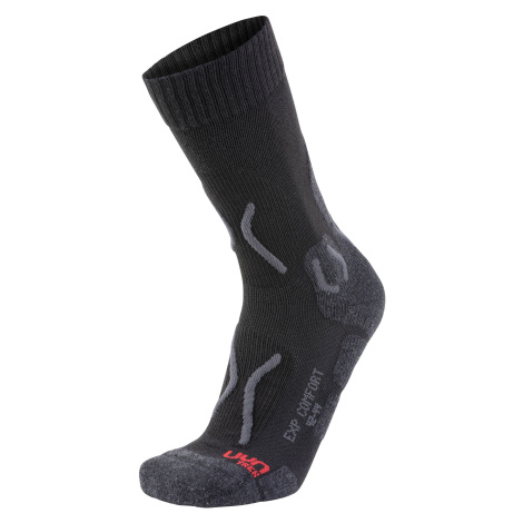 Pánské ponožky UYN Trekking Explorer Comfort - černá/šedá /47