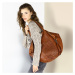 Dámská kožená shopper taška s kapsami - It bag
