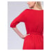 Dámské šaty Look 20 Leyla červená - Made With Love