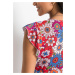 Bonprix BODYFLIRT krátké šaty s květy Barva: Multikolor, Mezinárodní